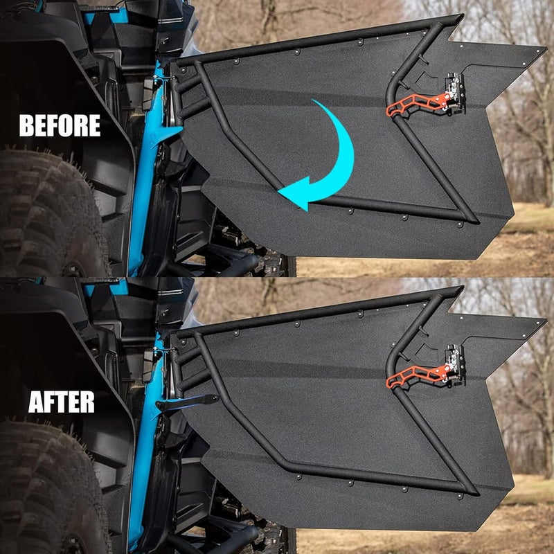 PACEWALKER Door Limiter Straps Compatible with 2017-2022 Can Am Maverick X3 Fit for Can Am Maverick X3 Accessories 2PCS - Image 3